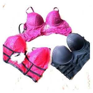 Bundle of 3 sexy bras for $25